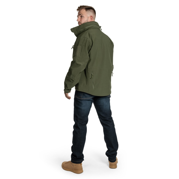 Куртка Helikon Gunfighter Softshell Shark Skin Windblocker - Olive Green