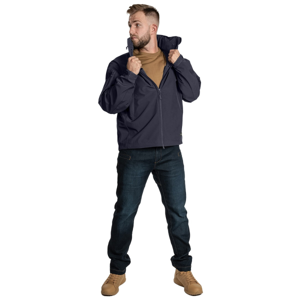 Куртка Helikon Gunfighter Softshell Shark Skin Windblocker - Navy Blue