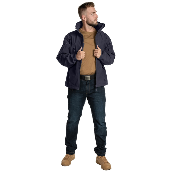 Куртка Helikon Gunfighter Softshell Shark Skin Windblocker - Navy Blue