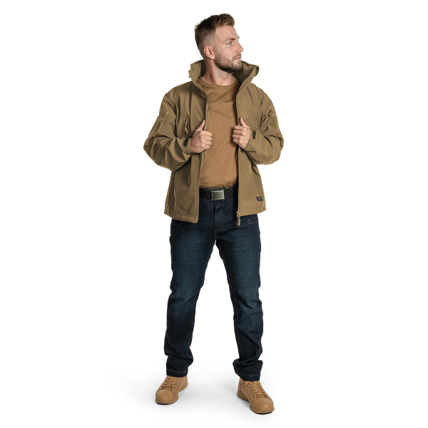 Куртка Helikon Gunfighter Softshell Shark Skin Windblocker - Coyote