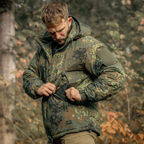 Куртка Helikon Level 7 Climashield Apex 100 г - Flecktarn