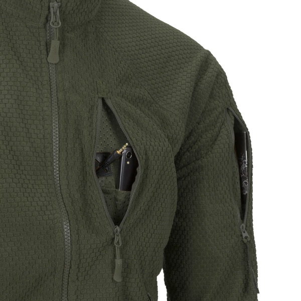 Флісова кофта Helikon Alpha Tactical - Olive Green