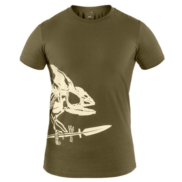 Футболка T-shirt Helikon Full Body Skeleton - Olive Green
