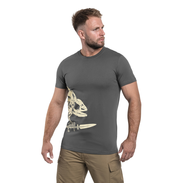 Футболка T-shirt Helikon Full Body Skeleton - Shadow Grey