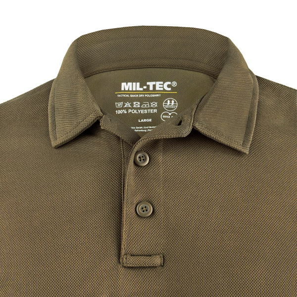 Сорочка поло Mil-Tec Tactical Quickdry - Olive