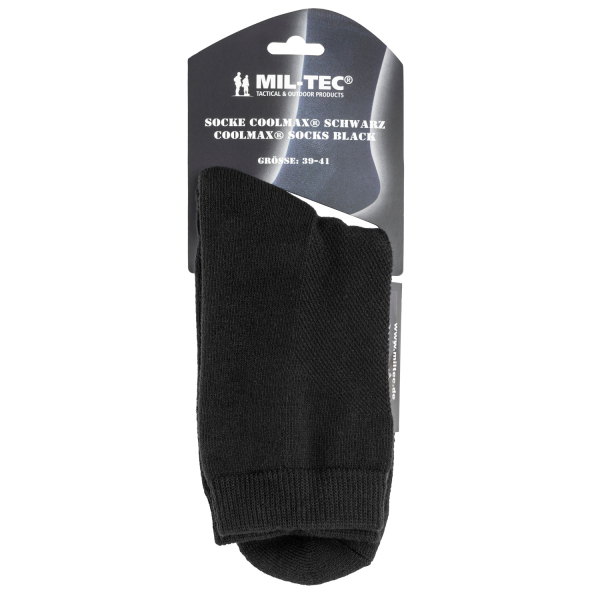Шкарпетки Mil-Tec CoolMax - Black