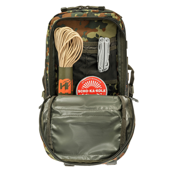 Рюкзак Mil-Tec Assault Pack Small 20 л - Flecktarn