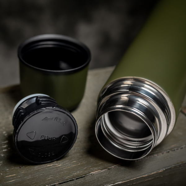 Термос Mil-Tec з нержавіючої сталі 1 л - Olive