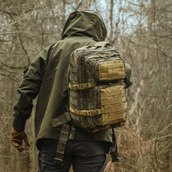 Рюкзак Mil-Tec Small Assault Pack 20 л - Ranger Green/Coyote