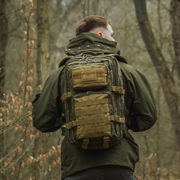 Рюкзак Mil-Tec Small Assault Pack 20 л - Ranger Green/Coyote