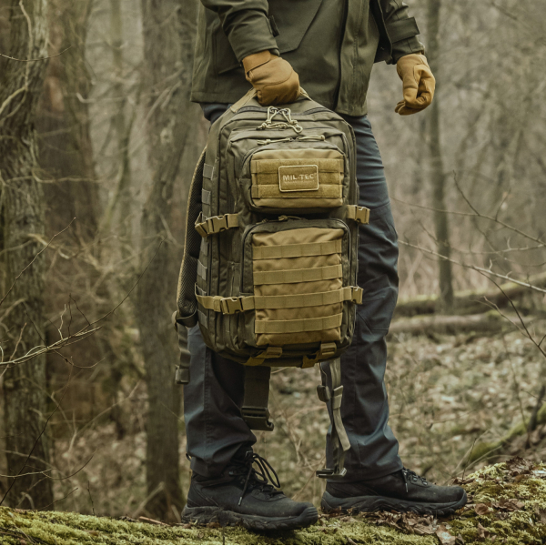 Рюкзак Mil-Tec Small Assault Pack 20 л - Ranger Green/Coyote