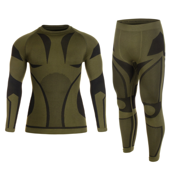 Термоактивна білизна Mil-Tec 4-Way Stretch Performance - Olive