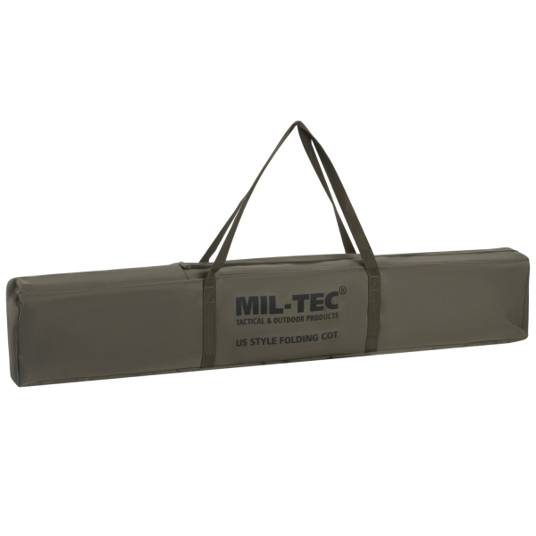 Розкладне польове ліжко Mil-Tec US Style Olive - 210 x 70 см