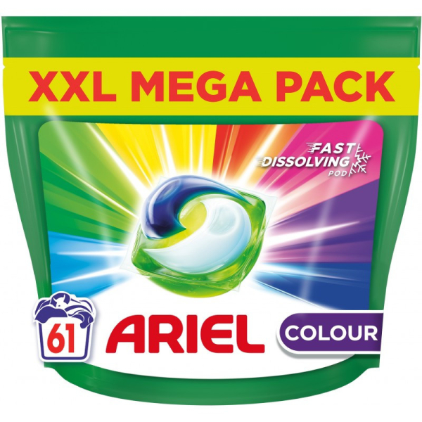 Капсули для прання Ariel Original, Coolor  61 шт. Cool Clean Technology