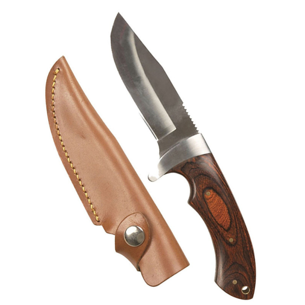 Ніж Mil-Tec із дерев'яною ручкою HUNTING KNIFE M.HOLZGRIFF 105 MM