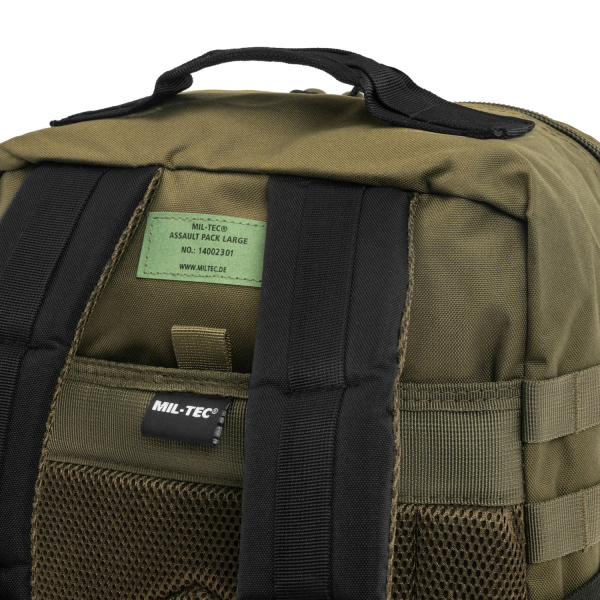 Рюкзак Mil-Tec Assault Pack Large 36 л - Ranger Green/Black