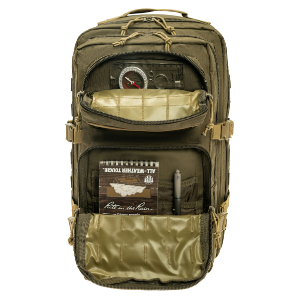 Рюкзак Mil-Tec Assault Pack Large 36 л  Ranger Green/Coyote