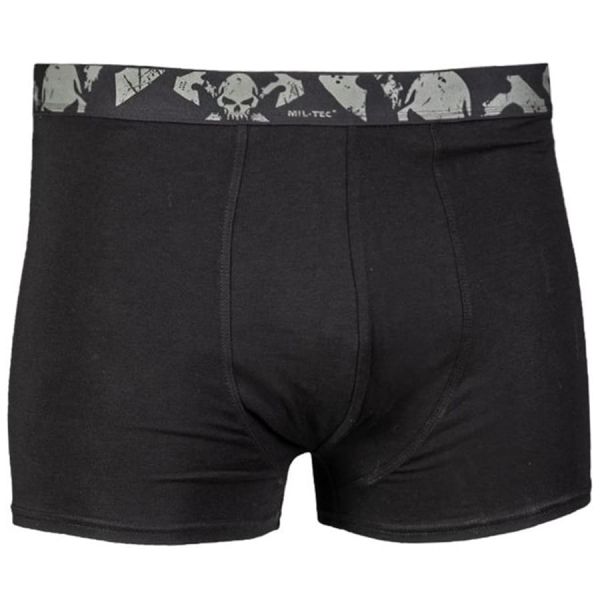 Боксерські труси Mil-Tec Skull Black - 2 шт.