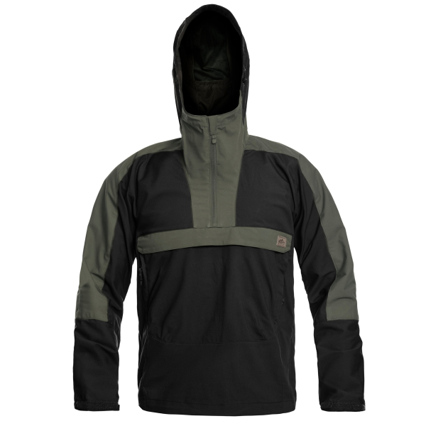 Куртка Helikon Woodsman Anorak - Black/Taiga Green