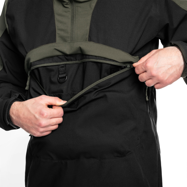 Куртка Helikon Woodsman Anorak - Black/Taiga Green