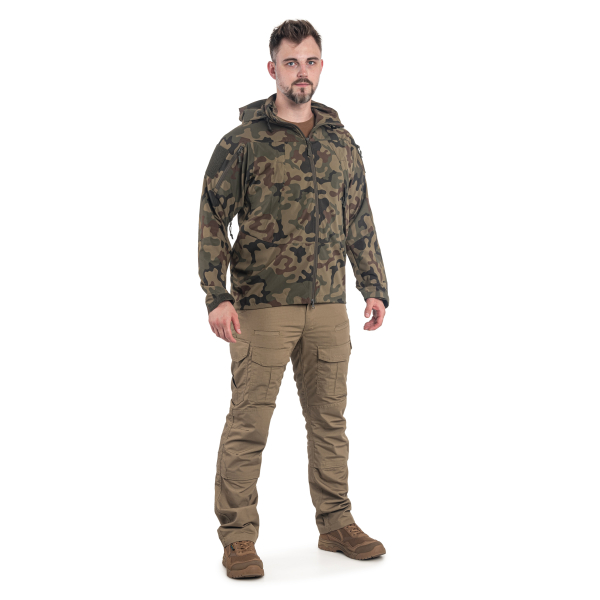 Куртка Helikon Trooper StormStretch Softshell MK2 - PL Woodland