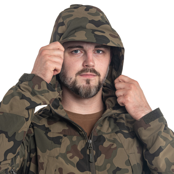 Куртка Helikon Trooper StormStretch Softshell MK2 - PL Woodland