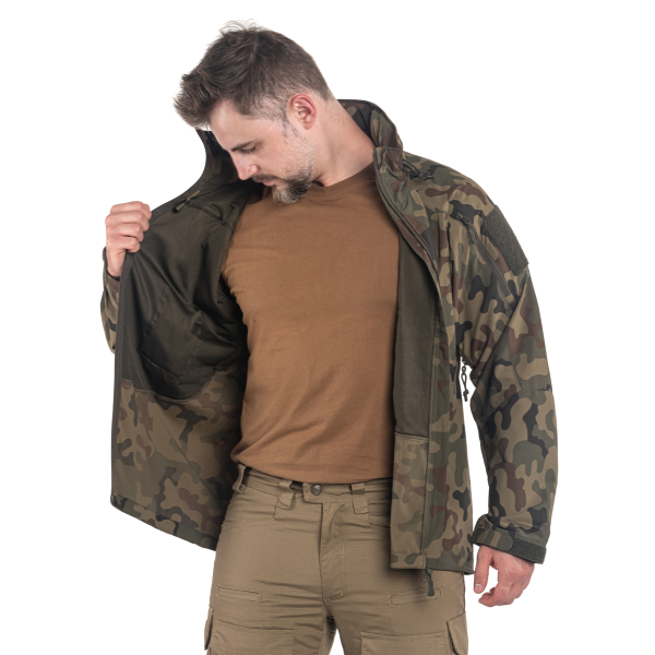 Куртка Helikon Trooper StormStretch Softshell MK2 - PL Woodland
