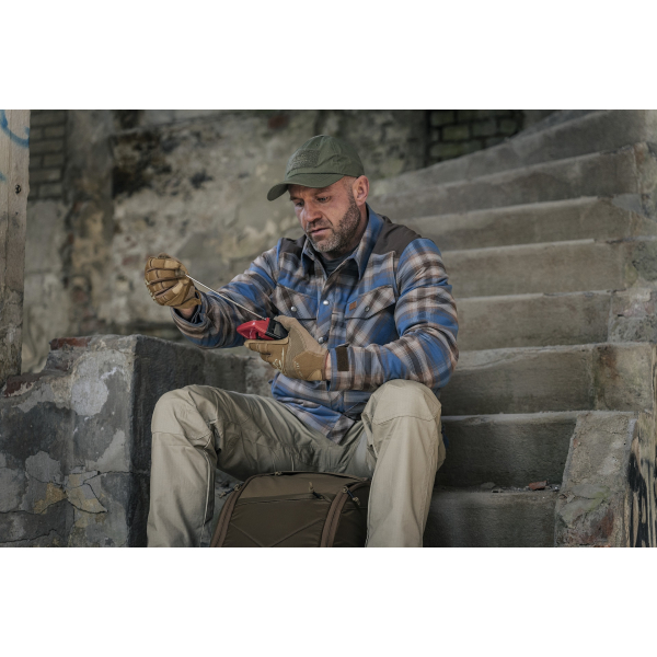 Сорочка Helikon Winter Warden Long Sleeve - Forest Blue Plaid
