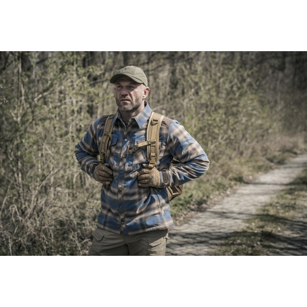 Сорочка Helikon Winter Warden Long Sleeve - Forest Blue Plaid