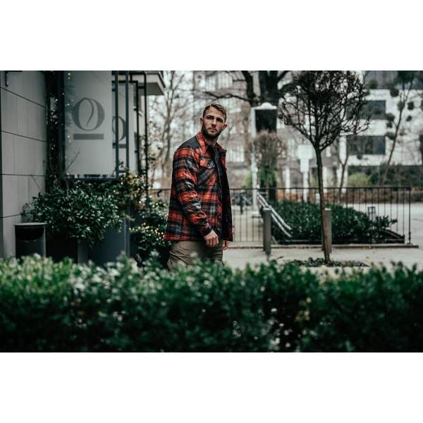 Сорочка Helikon Winter Warden Long Sleeve - Slate Crimson Plaid