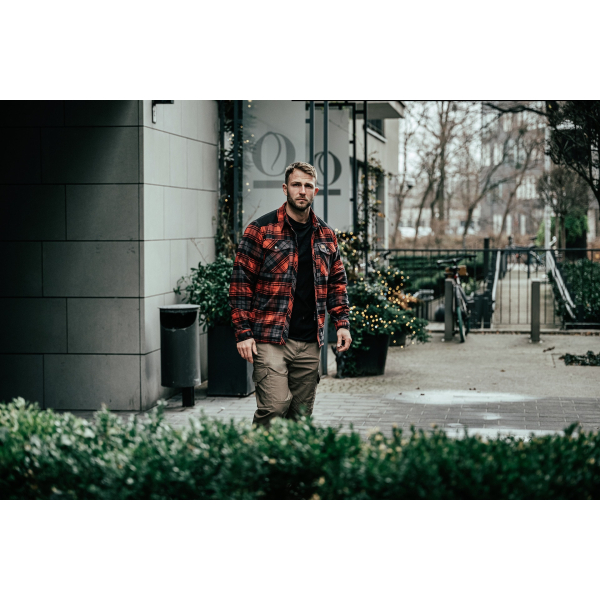 Сорочка Helikon Winter Warden Long Sleeve - Slate Crimson Plaid