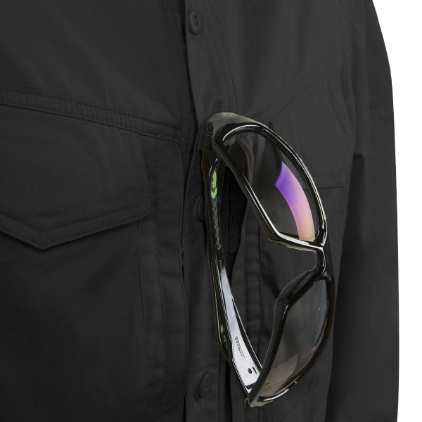 Сорочка Helikon Defender Mk2 PolyCotton Ripstop Long Sleeve - Black