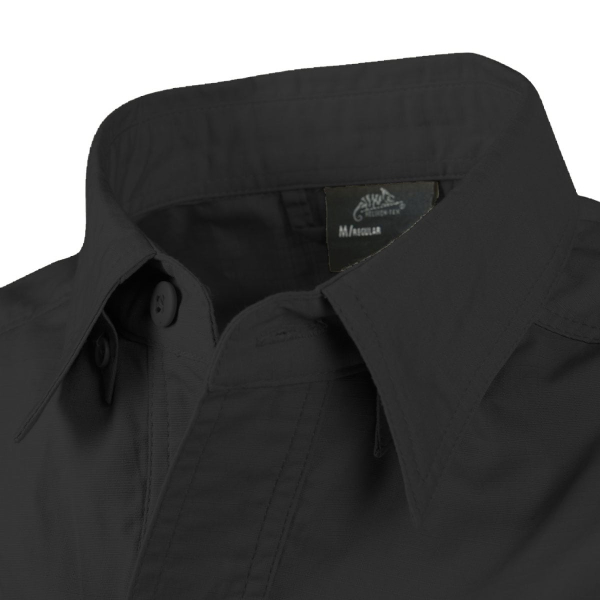 Сорочка Helikon Defender Mk2 PolyCotton Ripstop Long Sleeve - Black