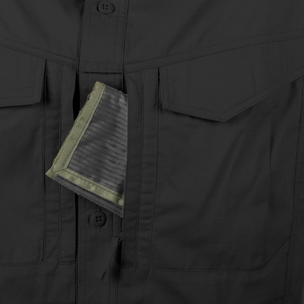Сорочка Helikon Defender Mk2 PolyCotton Ripstop Long Sleeve - Black