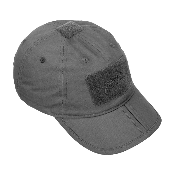 Бейсболка з velcro Helikon Folding PolyCotton Rip-Stop - Shadow Grey