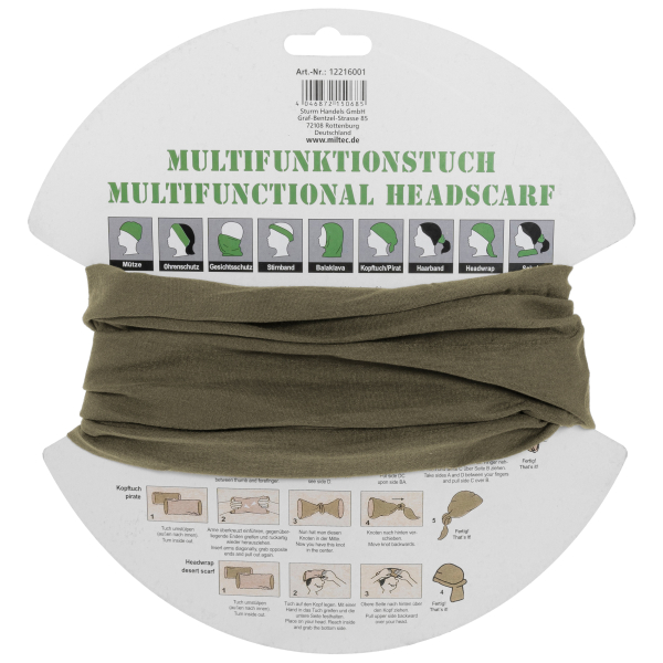 Багатофункціональний бафф Mil-Tec - Olive