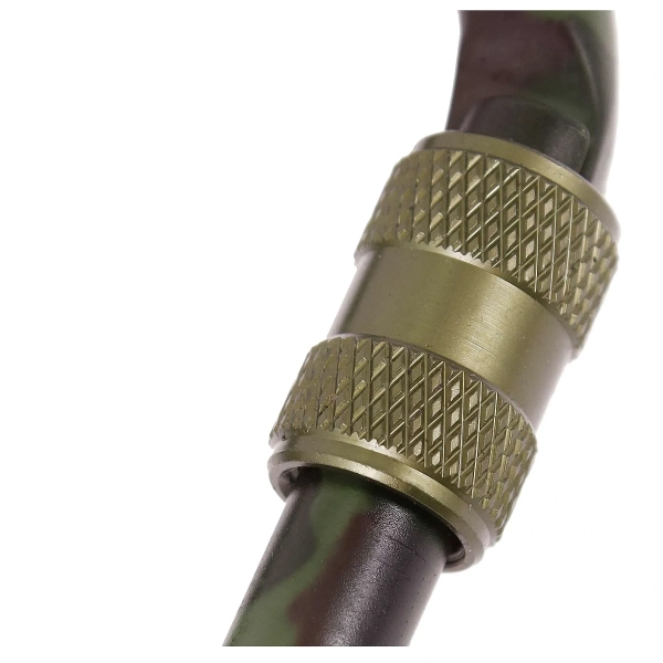 Карабіни тактичні (2 шт.) 80мм Mil-Tec Tactical Carabiner, Вудленд